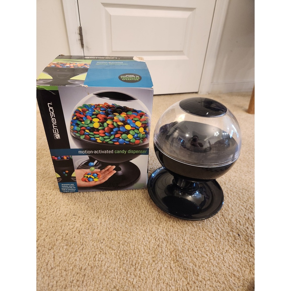 Emerson Motion Activated Candy‎ Dispenser Touchless Infrared Sensor Black Snack